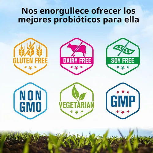 Vista 3 de Innate Vitality Probióticos para mujeres, 50 mil millones de UFC, 17 cepas probadas, 60 cápsulas vegetales, formuladas con prebióticos y extracto
