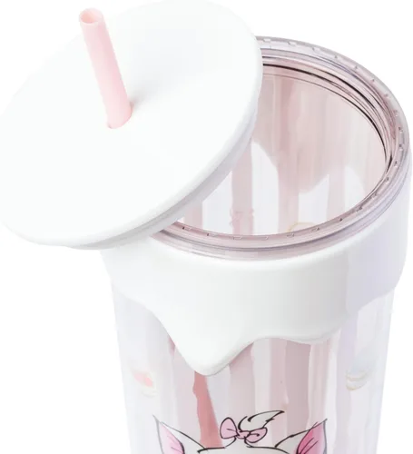 Vista 4 de Silver Buffalo Vaso con Goteo Esculpido en 3D de Los Aristogatos de Disney con Marie Sweet Treats, 26 Onzas