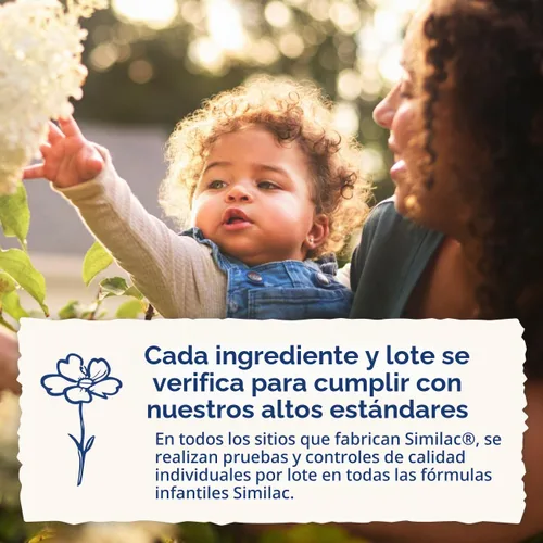 Vista 8 de Similac Mezcla prebiótica doble, fórmula para bebés con hierro, lista para alimentar, 0-12 meses, botella de 8 onzas líquidas, paquete de 24