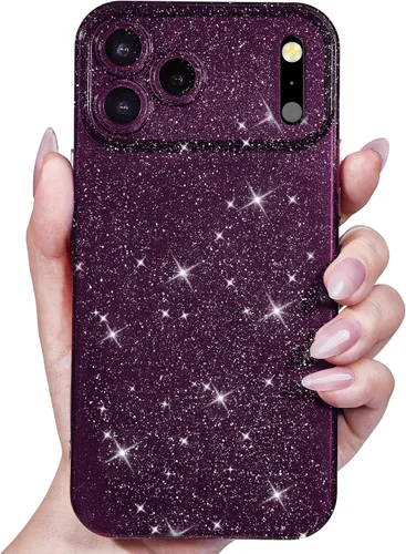 Vista 11 de Svanove Funda para iPhone 11 con Purpurina, Brillante Femenina Linda con Brillo Resplandeciente Reluciente Luminosa Funda de Teléfono para Mujeres