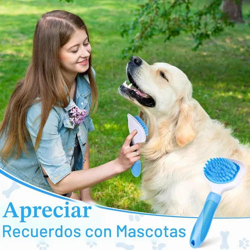 Vista 7 de Kacctyen Cepillo de baño de silicona para perros con mango antideslizante