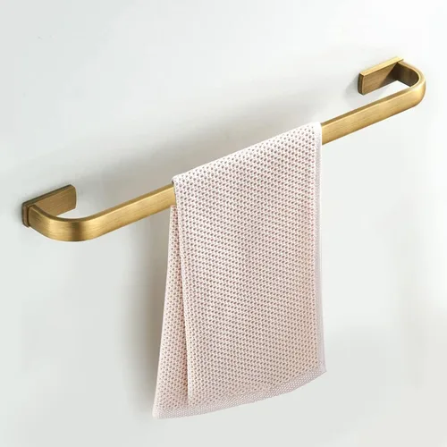 Vista 2 de WINCASE Accesorios de baño de latón, soporte para toallas de baño, antiguo, juego de barra de toalla, soporte para papel higiénico, gancho