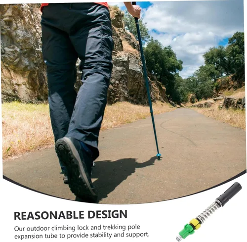 Vista 7 de Toddmomy Accesorios Accesorios para bastón de caminar al aire libre Accesorios Trekking Pole Fitting Cerradura interna para caminar poste