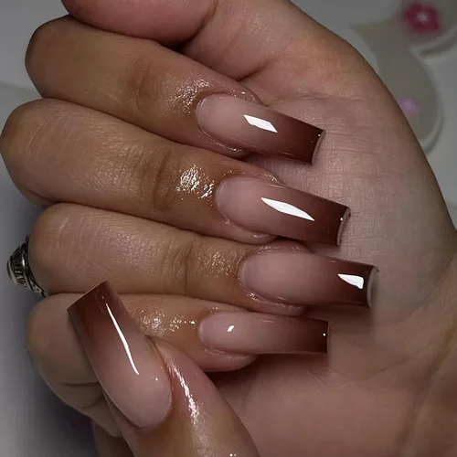 Vista 12 de MISUD - Uñas postizas largas cuadradas con pegamento de Rojo Gótico y Negro, diseño cruzado gótico Y2K acrílico, 24 piezas 020A00Rojo y Negro