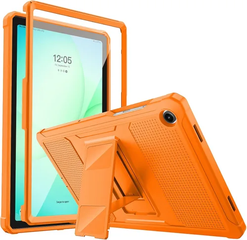 Vista 9 de MoKo Funda para Samsung Galaxy Tab A9 Plus/A9+ de 11 pulgadas 2023, a prueba de golpes de cuerpo completo resistente con protector de pantalla