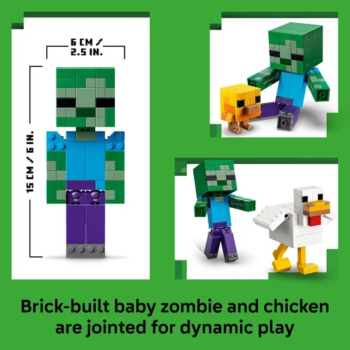 Vista 5 de LEGO Minecraft Chicken Jockey 21582