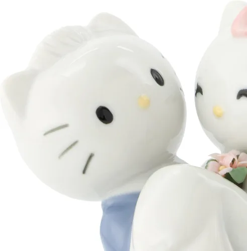Vista 7 de NAO ¡Hello Kitty se casa! Figura de porcelana de Hello Kitty.