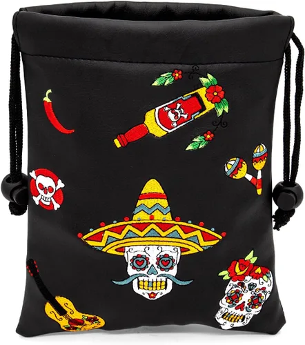 Vista 13 de Bolsa de golf para objetos de valor, bolsa de cuero para camiseta de golf con cierre de cordón, bolsa portátil para pelotas de golf, accesorios