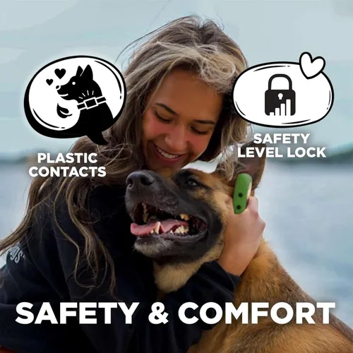 Vista 5 de Dogtra CUE Verde – Collar electrónico para entrenamiento de perros con control remoto – Entrenamiento hecho fácil para dueños de perros cotidianos