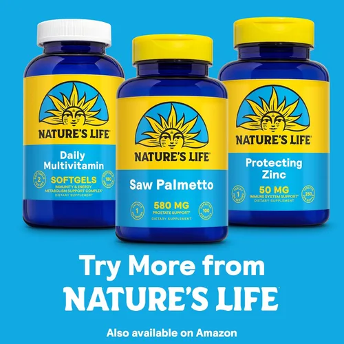 Vista 6 de Nature's Life Saw Palmetto 500 mg 100 ct