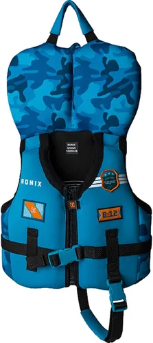 Vista 8 de RONIX Boy's Top Grom CGA Life Vest Durable Soft Comfortable Floaty Swimming Life Jacket for Kids with Plush Inner & Back Supportive Foam
