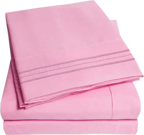 Vista 6 de 1500 Supreme Collection Juego de Sábanas de Bolsillo Extra Profundo - Sábanas de Cama Suaves de Lujo, Sin Arrugas, Ropa de Cama, Más de 40