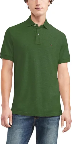 Vista 22 de Tommy Hilfiger - Camisa polo de manga corta para hombre, en ajuste clásico, de algodón piqué Violeta africana