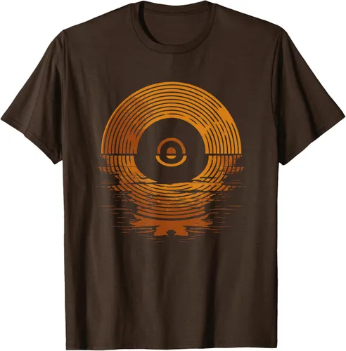 Vista 5 de Vinyl LP Records - Camiseta de vinilo Sunset Negro
