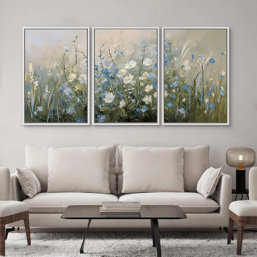Vista 79 de SIGNWIN Lienzo enmarcado para pared, juego de arte de collage de hojas transparentes en blanco y negro, ilustraciones de naturaleza silvestre, arte
