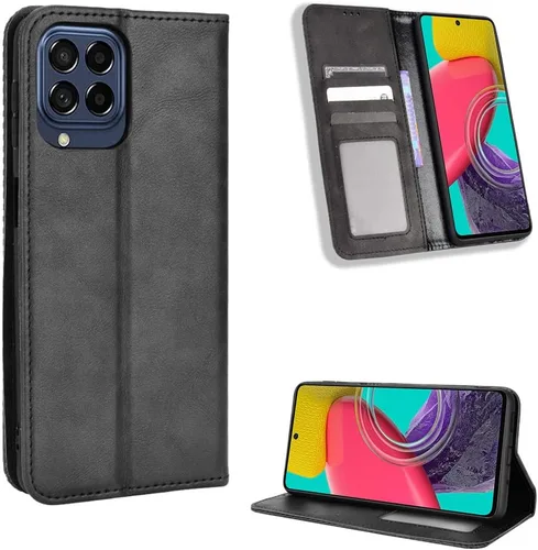 Vista 80 de Funda para BLU Bold N2, funda de piel sintética para BLU Bold N2, funda para BLU Bold N2 5G N0050UU Funda de piel sintética negra Negro