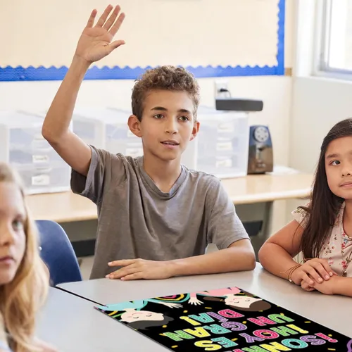 Vista 5 de Quarterhouse Paquete de 10 carteles motivacionales en español (ilustrados), materiales de aprendizaje en el aula de español para estudiantes