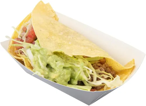 Vista 30 de Restaurantware Bio Tek - Botes de comida de 2 onzas, 50 bandejas de papel desechables para alimentos, de papel negro, resistentes a la grasa