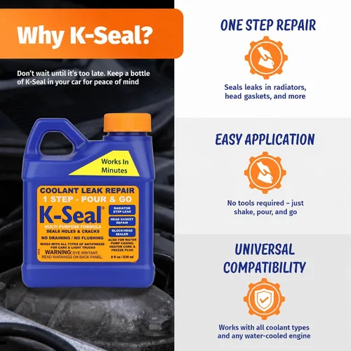 Vista 5 de Reparación refrigerante K-Seal ST5501 para fugas, múltiples propósitos
