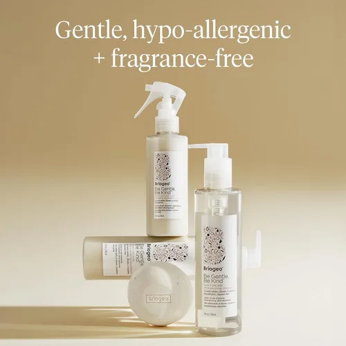 Vista 8 de Briogeo Be Gentle, Be Kind Aloe + Oat Milk Barra de limpieza ultra calmante 3 en 1 Champú sólido, acondicionador y gel de baño para piel sensible