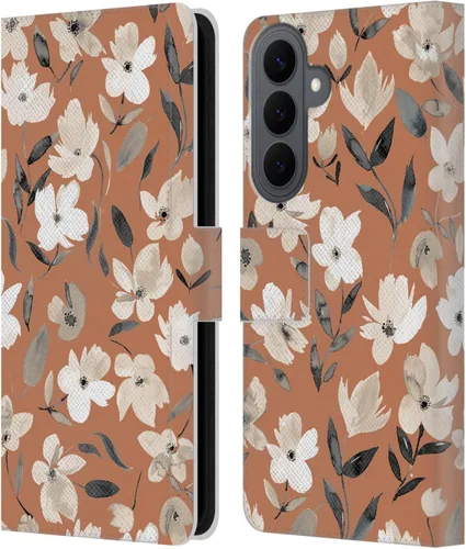 Vista 129 de Head Case Designs Officially Licensed Ninola Ditsy Flowers Yellow Nature Bold Leather Wallet Case Compatible with Samsung Galaxy A07 4G