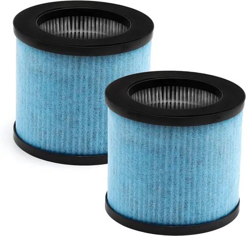 Vista 6 de TPAP002 Filtro HEPA de repuesto para purificador de aire TOPPIN TPAP002 Comfy Air C1, H13 HEPA tipo y prefiltro de carbón activado, TPFF002, paquete