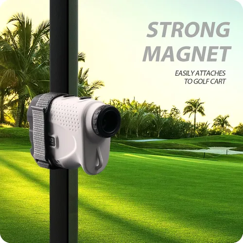 Vista 3 de Gogogo Sport Vpro Telémetro láser GS24B y correa de montaje magnética ajustable universal