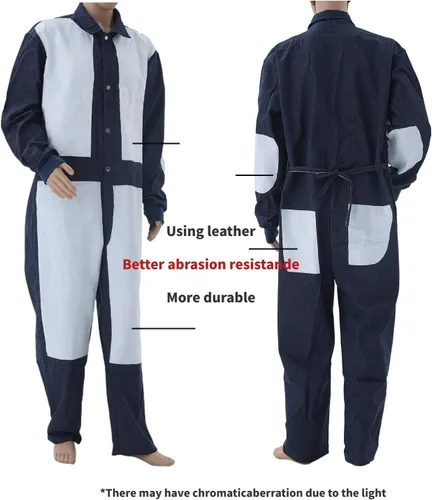 Vista 6 de SHUNJIE Traje de explosión Traje protector de pintura en aerosol Traje protector de trabajo de seguridad con chorro de arena