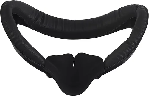 Vista 6 de Vr Face Pad Replacement for vr Oculus Quest 2 Fitness Facial Interface Bracket with Comfortable Leather Foam Face Pad Replacement, Lens Cover, Nose