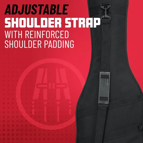 Vista 4 de Gator Cases Funda para Bajo con Espuma Acolchada, Se Adapta a Bajos Jazz y Precision de hasta 46.5" de Largo (GBE-BASS)