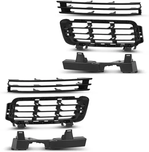 Vista 25 de PIT66 Rejilla, compatible con Freightliner Columbia 2000-2008, rejilla cromada con pantalla de insectos, A1715107000 A1715251003