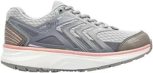 Vista 3 de JOYA Electra - Tenis de tela gris claro para mujer