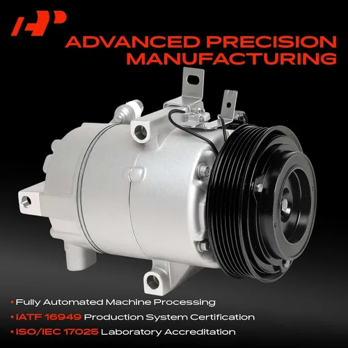 Vista 3 de A-Premium Compresor de aire acondicionado con embrague compatible con Hyundai para Hyundai Elantra 1.8L 2011, con control automático de temperatura