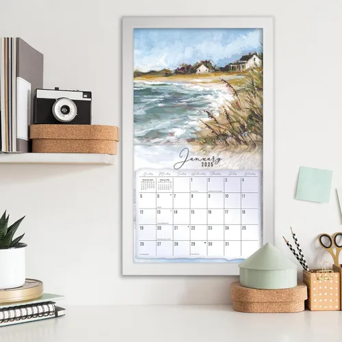 Vista 5 de LANG Coastal Shores 2025 - Calendario de pared (25991002023)
