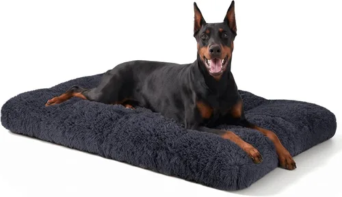 Vista 20 de JOEJOY - Almohadilla para cama para perro, cama de lujo lavable para perros, almohadilla suave antideslizante para perros pequeños, 23 x 18 Beige