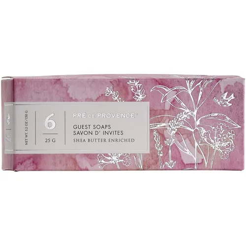 Vista 8 de Pre de Provence Caja de lujo de jabón de regalo para invitados (juego de 6) - Surtido