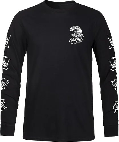 Vista 45 de Dakine Men's Thrillium Long Sleeve Bike Jersey – Breathable MTB Jersey Performance Fabric Equipo Aggy Negro