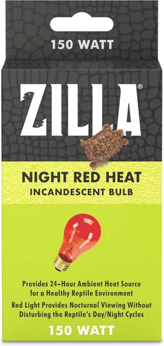 Vista 14 de Zilla Bombilla incandescente, rojo noche, ideal para especies de reptiles nocturnos