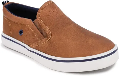 Vista 2 de Nautica Akeley - Tenis para niños sin cordones para jóvenes y niños (niños grandes, pequeños y bebés)