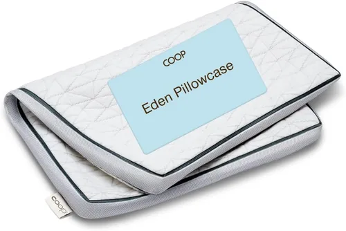 Vista 10 de Coop Cool+ Funda de almohada, tamaño Queen, funda de almohada refrescante para almohadas de espuma viscoelástica, ultra suave, resistente a