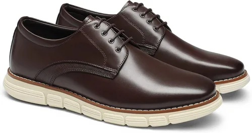 Vista 3 de Bruno Marc - Tenis de vestir para hombre, calzado formal estilo Oxford