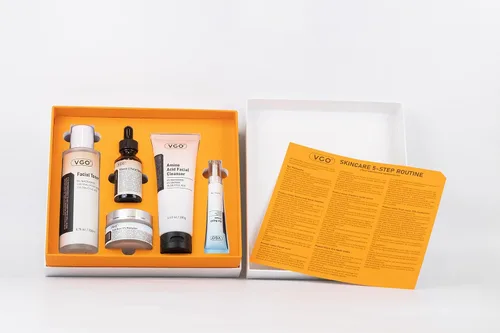 Vista 8 de VGO Set de cuidado de la piel, hidratante antienvejecimiento, reparador, calmante de caracol, mucina, kit de rutina para el cuidado de la piel