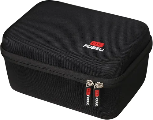 Vista 5 de FBLFOBELI Estuche rígido de almacenamiento EVA para Sony ZV-E10/ZV-E1/ZV-E10 II Vlog cámara digital, para trípode (GP-VPT2BT), micrófono, lente