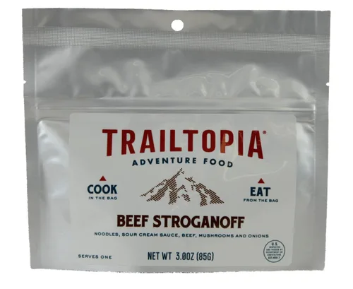 Vista 11 de Trailtopia Burrito de carne y frijoles negros, cena de senderismo liofilizada, sabor delicioso, preparación rápida y fácil, ligera, perfecta
