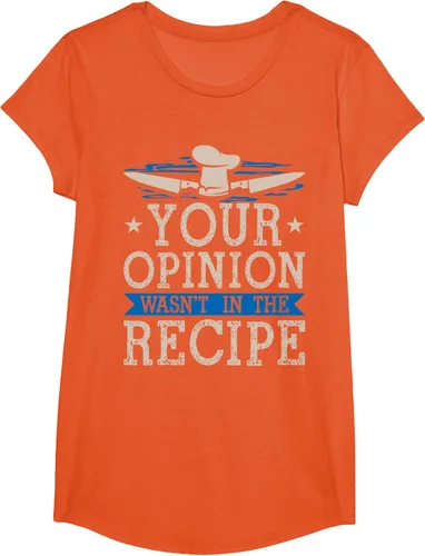 Vista 32 de Cooking Your Opinion Wasnot In The Recipe Chef Cook Baker - Camiseta, Negro, S