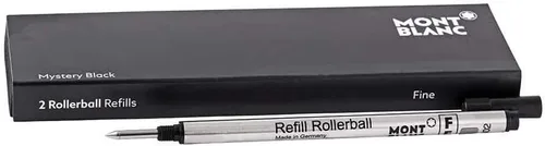 Vista 2 de MONTBLANC Recambio para rollerball, fino, 2 x 1, negro misterioso (105162)