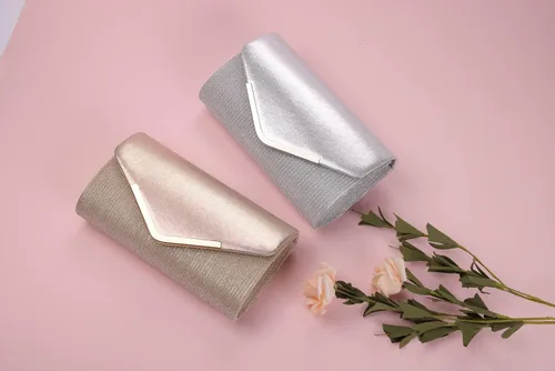 Vista 7 de ERIJUNOR Bolso de mano para mujer, clásico sobre de noche, brillante, fiesta de novia, baile de graduación, bolso cruzado