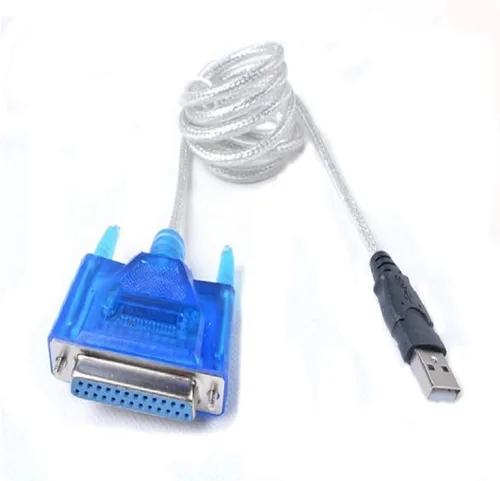 Vista 3 de WESAPPINC Adaptador de cable de impresora paralelo USB a 25PIN DB25, conector USB a hembra, convertidor IEEE 1284 para computadora portátil