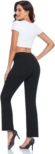 Vista 3 de TownCat Pantalones de yoga de entrenamiento para mujer pantalones de yoga suaves de cintura alta pantalones de yoga con control de abdomen