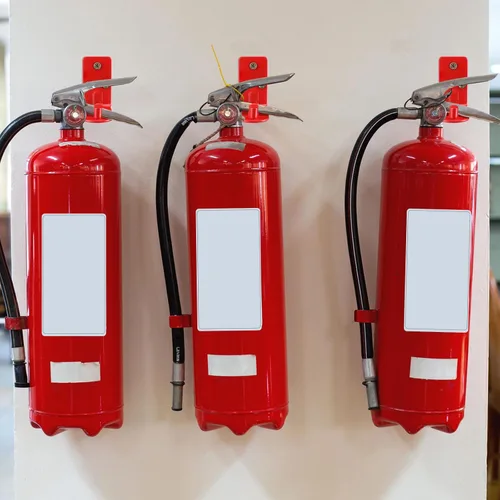 Vista 7 de Oudain 8 juegos de soporte para extintor de incendios para extintor de incendios de 5 a 20 libras, soporte universal de pared con tornillos, juntas